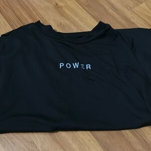 Black Muscle Tee for Women